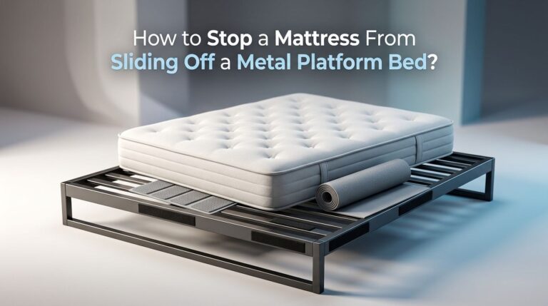 How to Stop a Mattress From Sliding Off a Metal Platform Bed?
