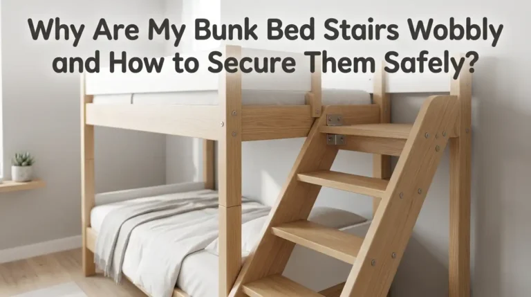 Why Are My Bunk Bed Stairs Wobbly and How to Secure Them Safely?