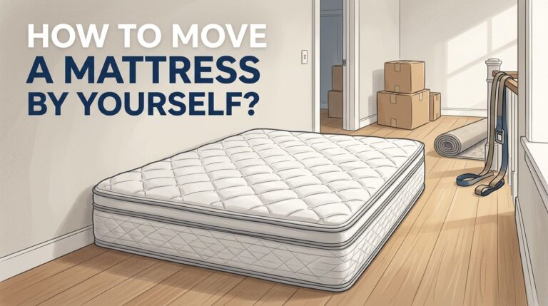How to Move a Mattress by Yourself? A Step by Step Guide
