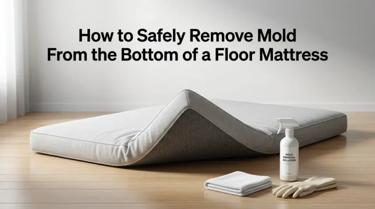 How to Safely Remove Mold From the Bottom of a Floor Mattress?