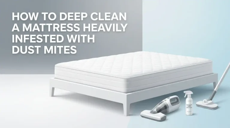 How to Deep Clean a Mattress Heavily Infested With Dust Mites?