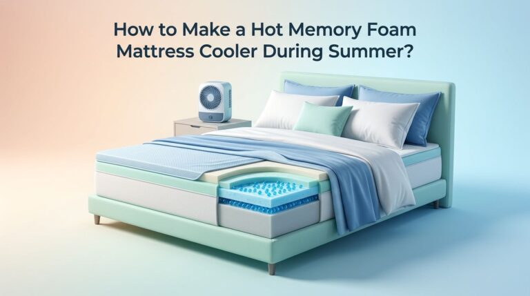 How to Make a Hot Memory Foam Mattress Cooler During Summer?