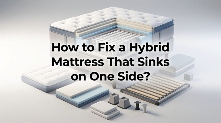 How to Fix a Hybrid Mattress That Sinks on One Side?
