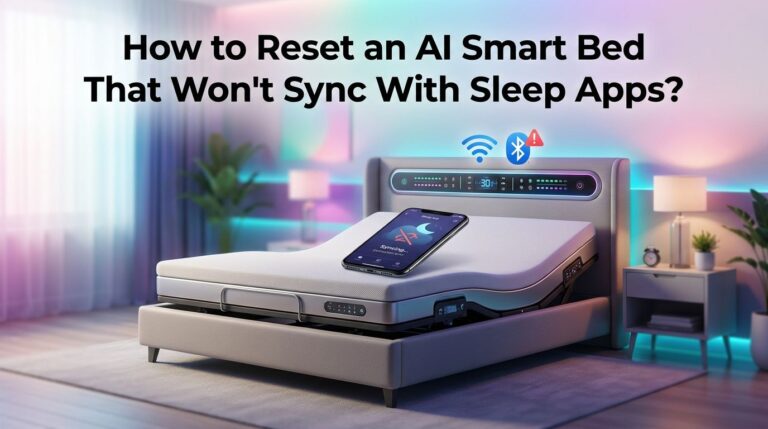 How to Reset an AI Smart Bed That Won’t Sync With Sleep Apps?