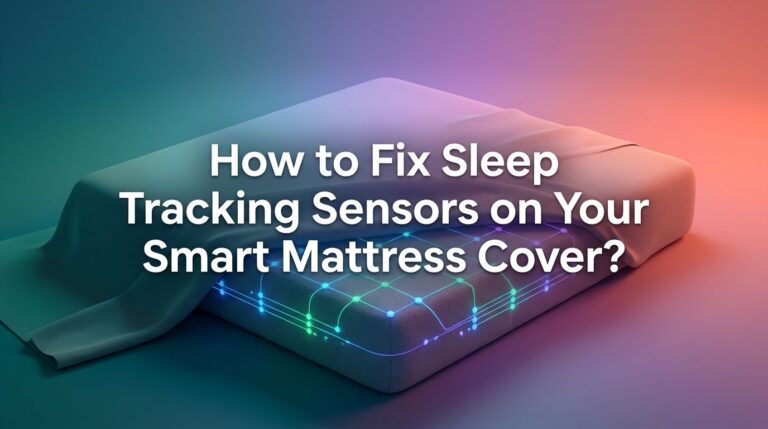 How to Fix Sleep Tracking Sensors on Your Smart Mattress Cover?