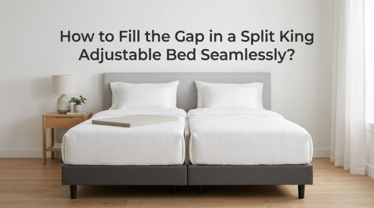 How to Fill the Gap in a Split King Adjustable Bed Seamlessly?
