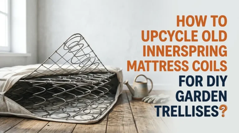 How to Upcycle Old Innerspring Mattress Coils for DIY Garden Trellises?