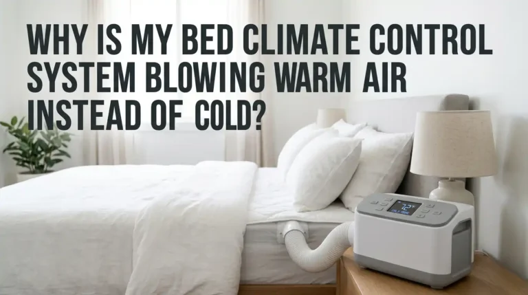 Why Is My Bed Climate Control System Blowing Warm Air Instead of Cold?
