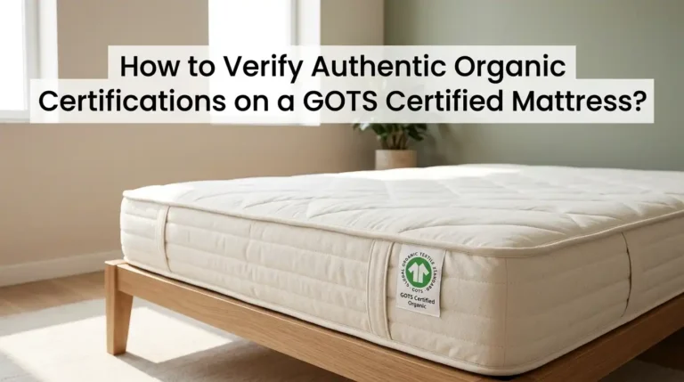 How to Verify Authentic Organic Certifications on a GOTS Certified Mattress?