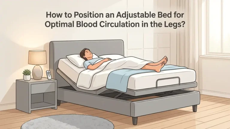 How to Position an Adjustable Bed for Optimal Blood Circulation in the Legs?