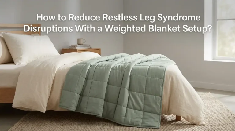 How to Reduce Restless Leg Syndrome Disruptions With a Weighted Blanket Setup?