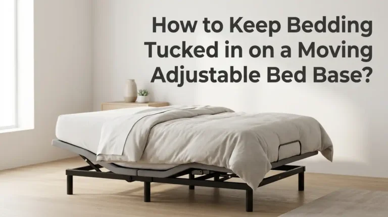 How to Keep Bedding Tucked in on a Moving Adjustable Bed Base?