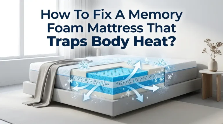 How To Fix A Memory Foam Mattress That Traps Body Heat?