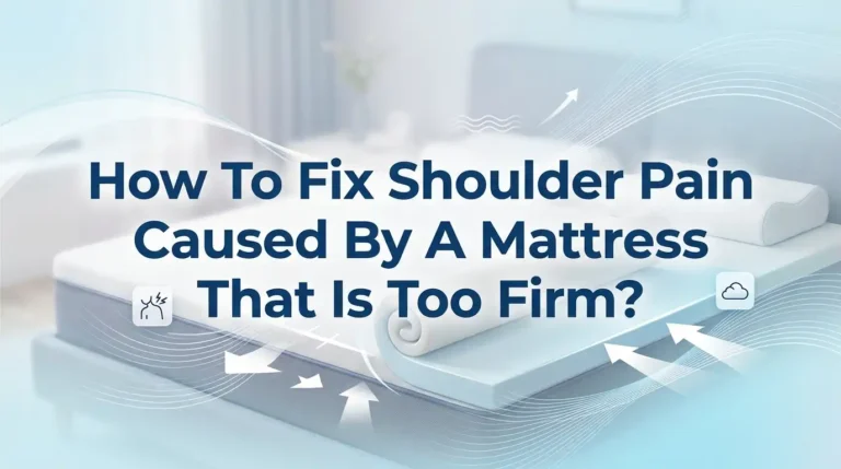 How To Fix Shoulder Pain Caused By A Mattress That Is Too Firm?