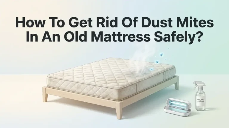 How To Get Rid Of Dust Mites In An Old Mattress Safely?
