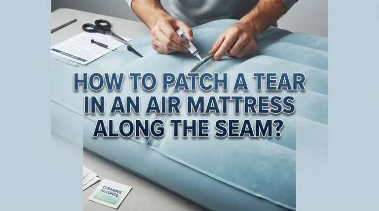 How To Patch A Tear In An Air Mattress Along The Seam?