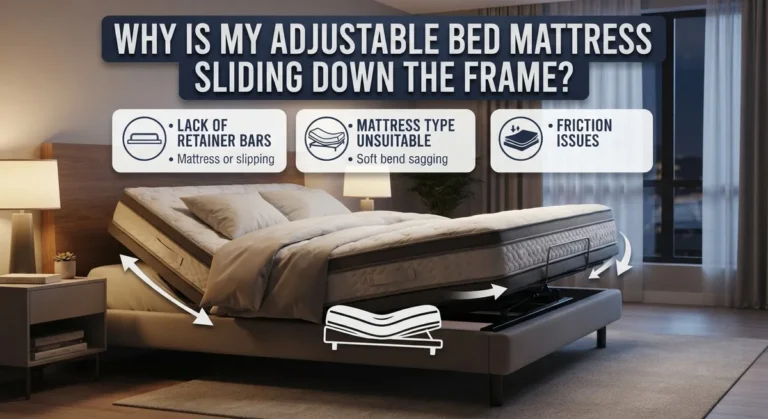 Why Is My Adjustable Bed Mattress Sliding Down The Frame?