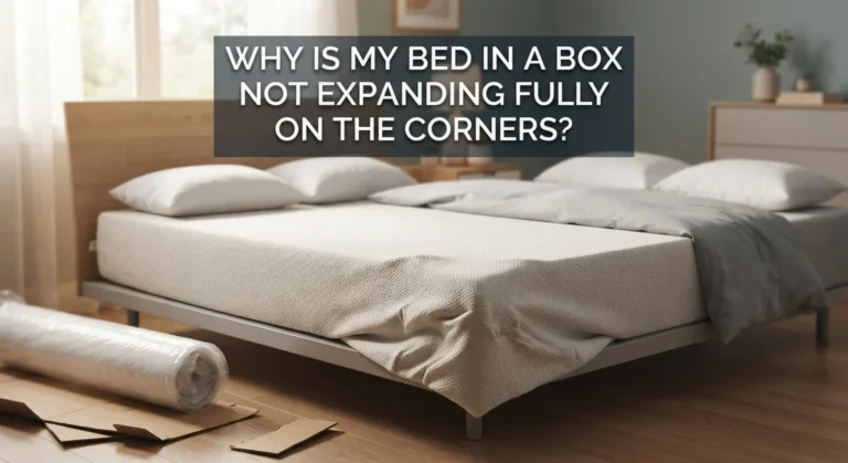 Why Is My Bed In A Box Not Expanding Fully On The Corners?