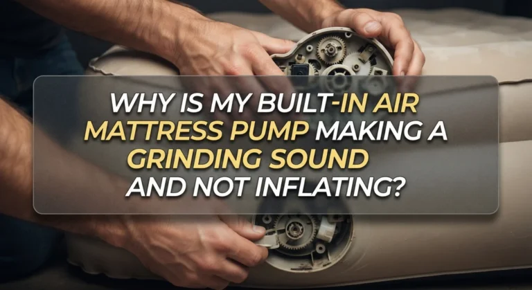 Why Is My Built-In Air Mattress Pump Making A Grinding Sound And Not Inflating?
