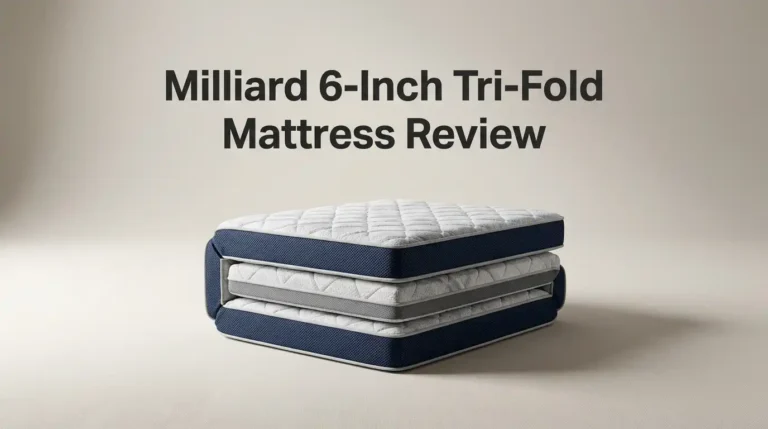 Milliard 6-Inch Tri-Fold Mattress Review 2026: Worth Buying?