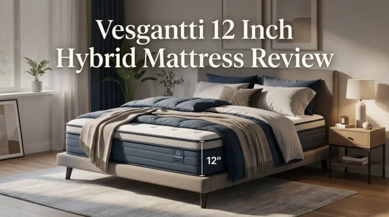Vesgantti 12 Inch Hybrid Mattress Review 2026: Worth It?