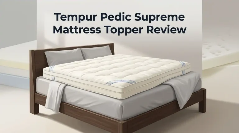 Tempur Pedic Supreme Mattress Topper Review 2026: Worth It?